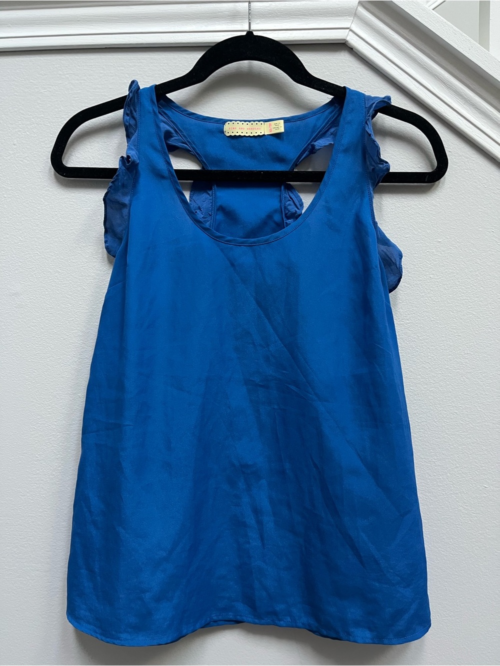 Pins & Needles Ruffle Tank